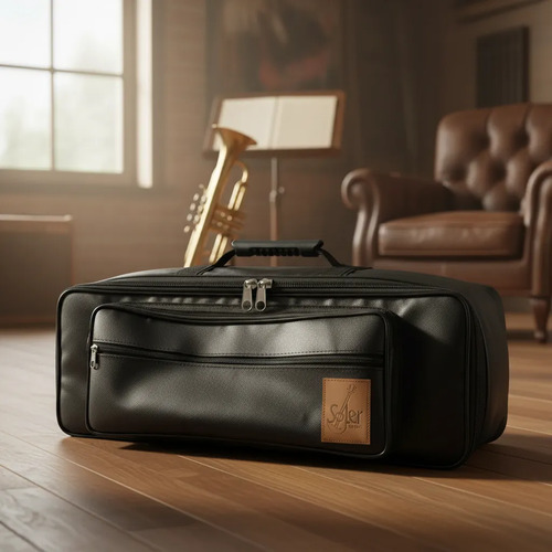 Bag trompete Soler Capas Couro Ecológico premium